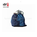 Direct factory liene and jute drawstring cosmetic bag